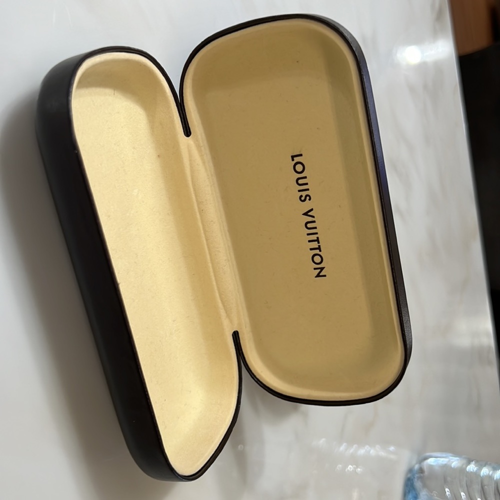 Louis Vuitton eyeglass holder authentic.